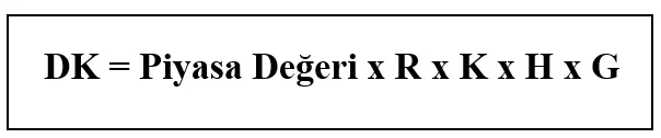araç değer kaybı hesaplama formülü