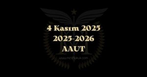 AAUT 2025 - 2026 Avukatlık Asgari Ücret Tarifesi